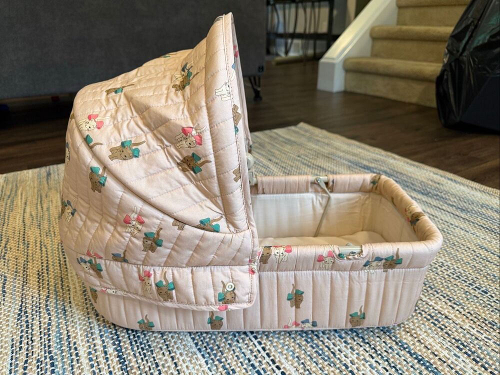 Konges Sløjd BASSINET ONLY for doll pram in Cat Pattern